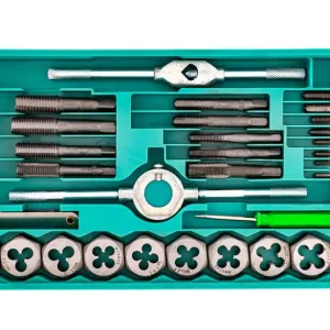 Wyprzedaż Zestaw narzynki gwintowniki kalibrowniki 40 sztuk FALON-TECH