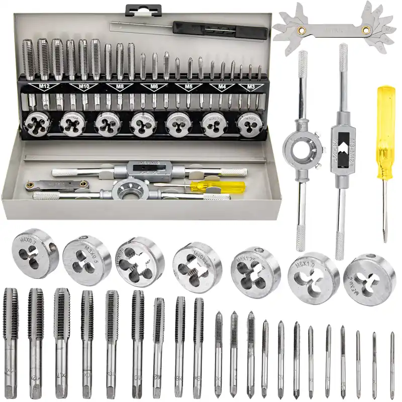 Zestaw narzynki gwintowniki kalibrowniki M3-M12 32 el GEKO Wybór klientów