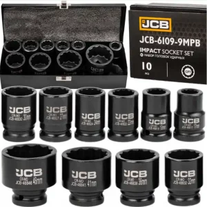 Szybka dostawa Zestaw nasadki udarowe nasadowe krótkie do klucza pneumatycznego 3/4" 17-46mm 12-k 10el JCB