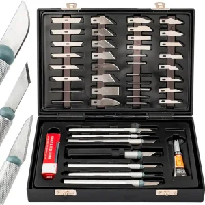 Zestaw nożyków modelarskich skalpel nóż 56elem. FALON-TECH Ostatnia szansa