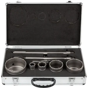 Zestaw otwornic do betonu SDS Max Plus 9 szt (otwornica) SILVER Najlepsza cena