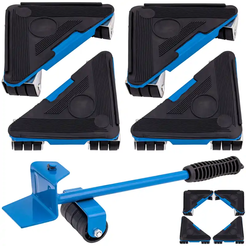 Zestaw rolki do transportu przesuwania mebli 300kg 5el GEKO Zamów teraz