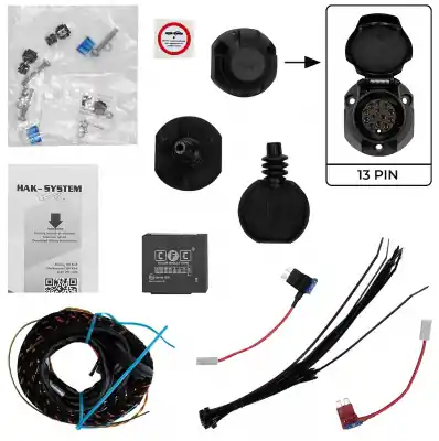 Darmowa dostawa Wiązka dedykowana Hak-System 21060552 13-pin Ford S-Max II (CD539) 2015-> 2023