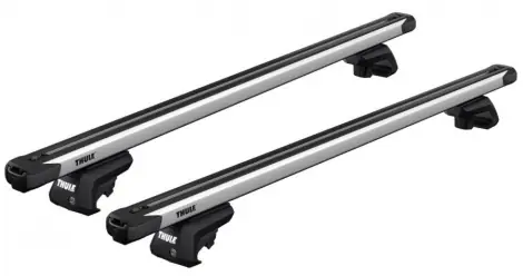 Bagażnik dachowy THULE belki Slidebar Srebrny Maxus T60 2021-> 4 drzwi pickup Rabat
